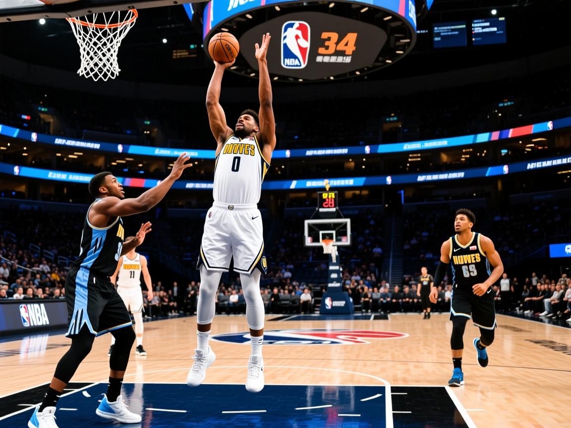 爵士击败掘金，米切尔砍下全场最高34分