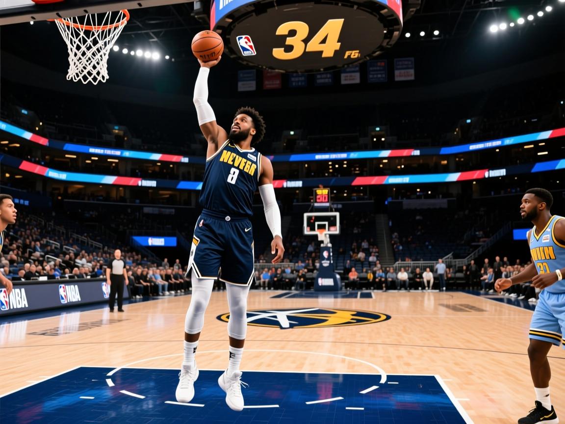 爵士击败掘金，米切尔砍下全场最高34分  第3张